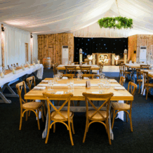 Wedding Breakfast Setup at Plum Park Manor 03